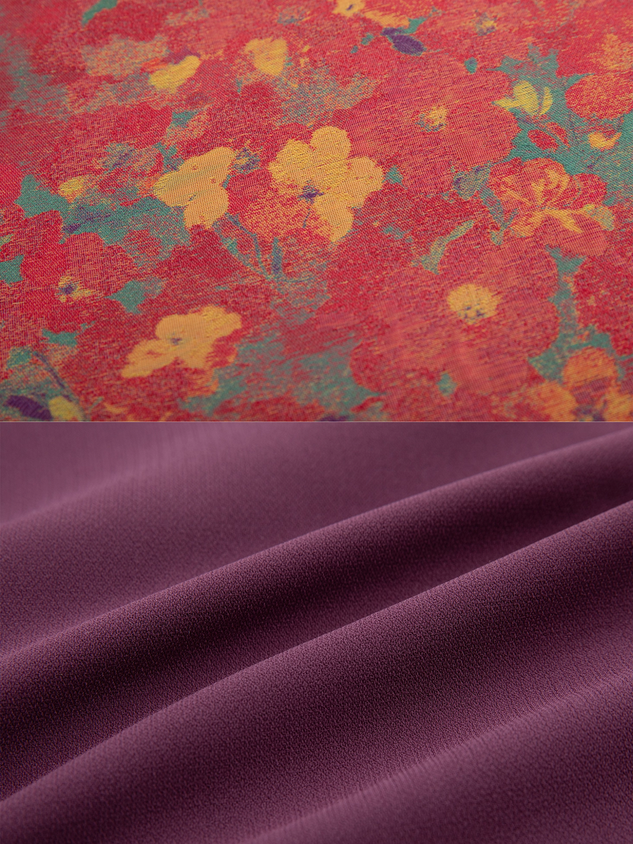 Song Chi 松弛 Relaxed Fit Modernized Ming Dynasty Padded Floral Duijin Ao Winter Coat & Deer Mamian Skirt Set