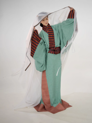 Shao Siming 少司命 God of Fate Warring States Period Restoration Unisex Zhiju Straight Hem Robe Set