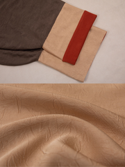 Fu Qin 抚琴 Playing the Zither Modernized Han Reversible Velvet Zhiju Straight Hem Robe Coat