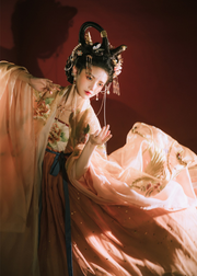 Gui Fei 贵妃 Modernized Tang Dynasty Peony Phoenix Heziqun Set