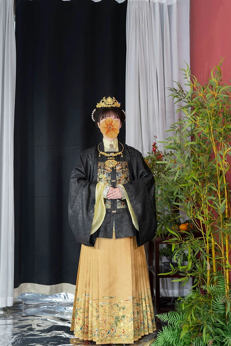 Tian Shou 添寿 Adding Longevity Ming Dynasty Mamian Skirt