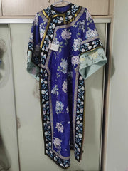 Qiongzhi Yulu 琼枝玉露 Delectable Wine Qing Dynasty Embroidered Hyacinths Manchurian Changpao Robe