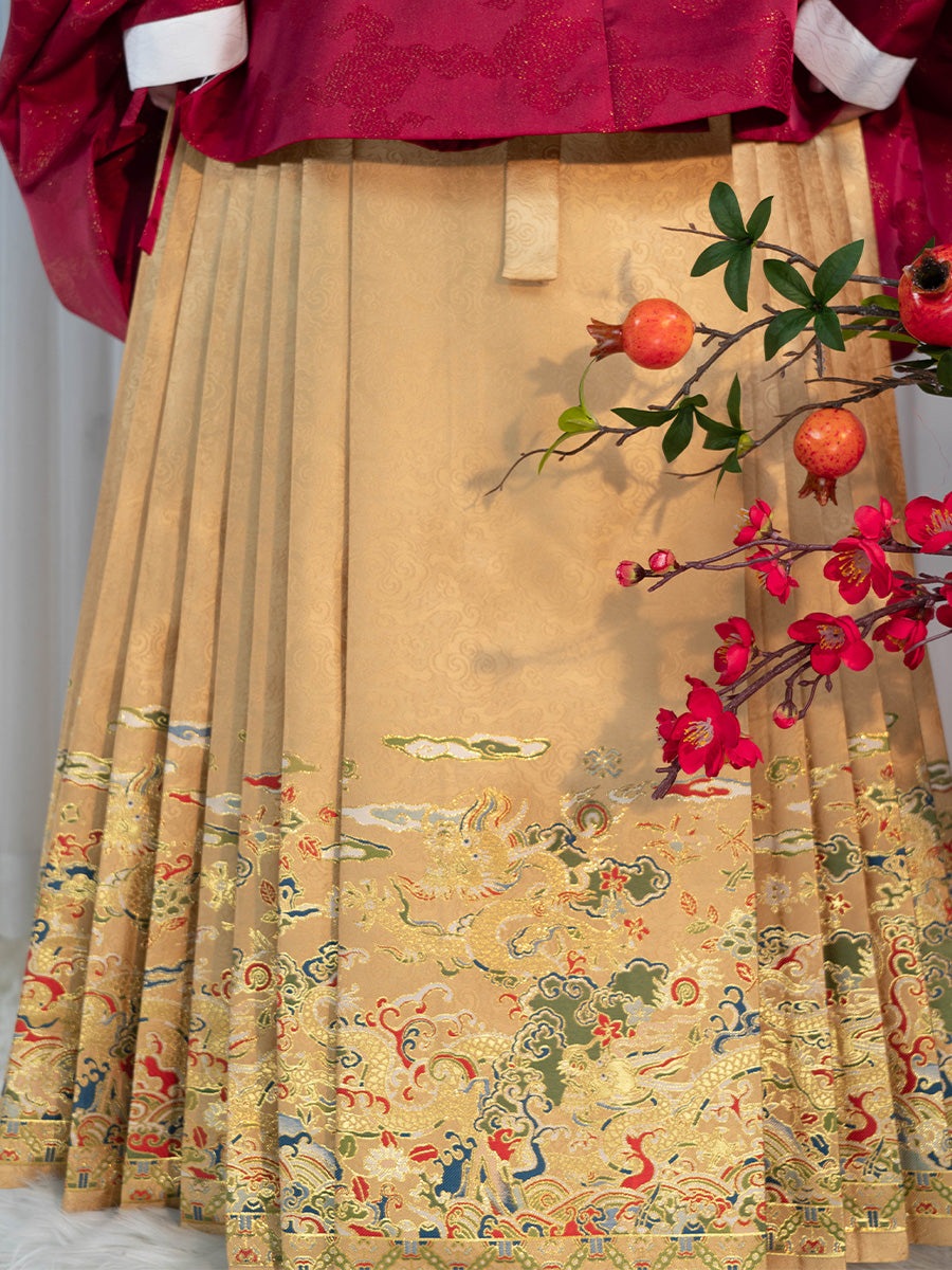 Tian Shou 添寿 Adding Longevity Ming Dynasty Mamian Skirt