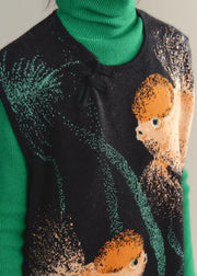 Zhuanyun Xiaoli 转运小鲤 Little Lucky Carp New Chinese Style Knit Top & Skirt Set