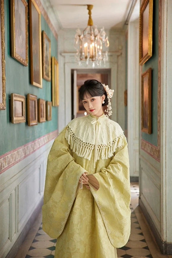 Monet 莫奈 French Style Modernized Ming Dynasty Knit Cloud Collar Set