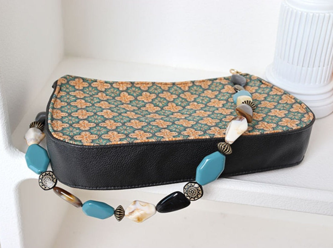 【WOOHWA】23SS★ 2WAY STRAP FLOWER BAG Shuang Gu Hua 双古花 Double Sided Ancient Flower Shoulder