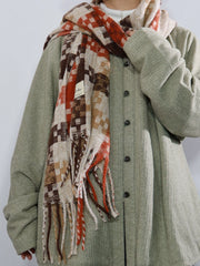Wenrou Lan 温柔澜 Tender Billows Modernized Ming Dynasty Unisex Standing Collar Knitted Fleece-Lined Top