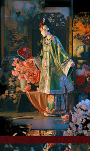 Guiying 桂影 Osmanthus Qing Han Round Collar Shirt Set