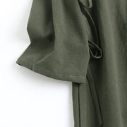 Luo Xia 落霞 Falling Clouds Men's Song & Ming Cotton Linen Jiaoling Changshan Long Top