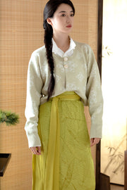 Bleeding Hearts 血心 Modernized Tang Dynasty Tanling Knit Cardigan