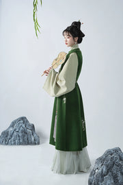 Luo Le 罗勒 Basil Ming Dynasty Yuanling Bijia Vest & Liling Changshan Standing Collar Top