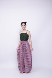 Gui Jia 龟甲 Tortoise Shell Unisex Tang Dynasty Pure Cotton Lantern Pants