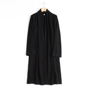 Wu Ji 无迹 Leave No Trace Song & Ming Unisex Cotton Linen Parallel Panel Long Cardigan