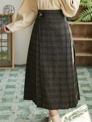 Shang Ban 上班 Work Commute Modernized Ming Dynasty Midi Mamian Skirt