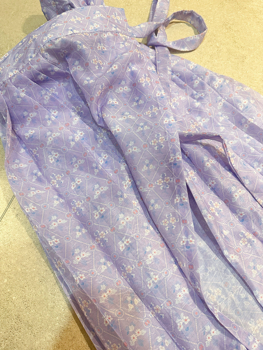 Nuan Nuan 暖暖 Cozy Modernized Ming Dynasty Floral Tieli & Baidiequn Set