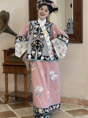 Qing Mei 青梅 Green Plum Qing Dynasty Changyi Dress & Majia Set