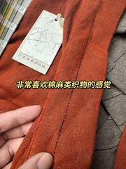 Sa Man 萨满 Shaman Han & Wei Dynasty Cotton Zhiju Straight Hem Robe