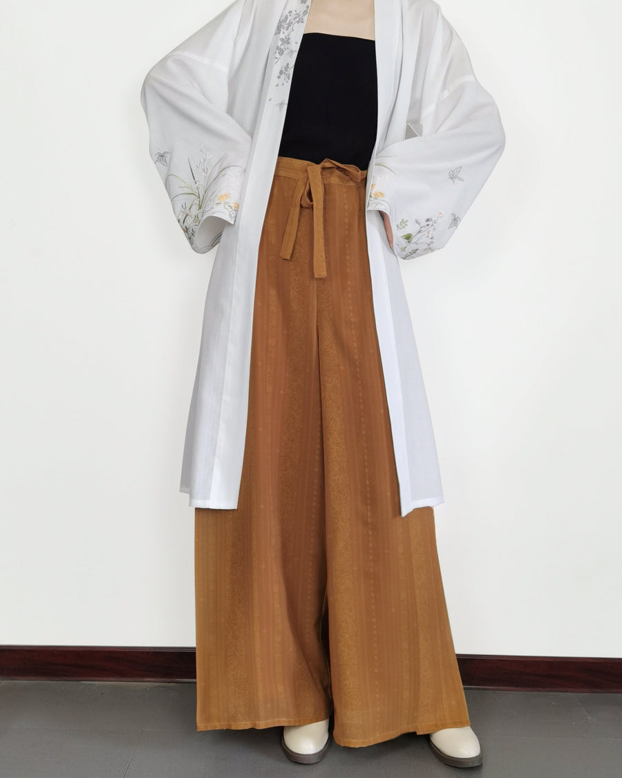 Shu Yu 疏雨 Fuzzy Rain Song Dynasty Custom Easy-Wear Hedangku Songku Trousers