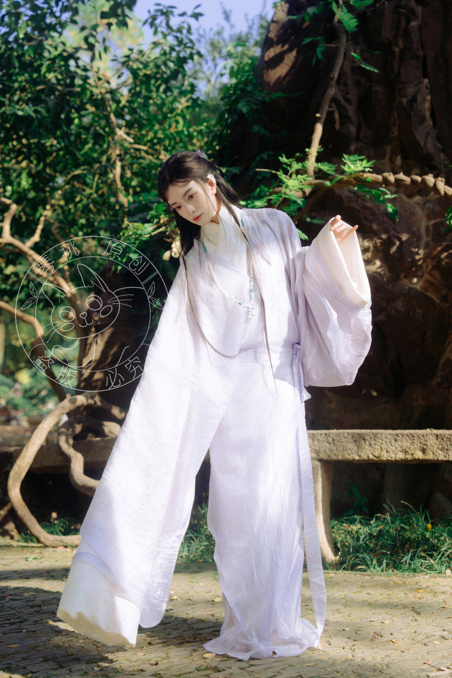 Jiangmen 江门 Han Dynasty Mawang Tomb Restoration Quju Curved Hem Robe Set