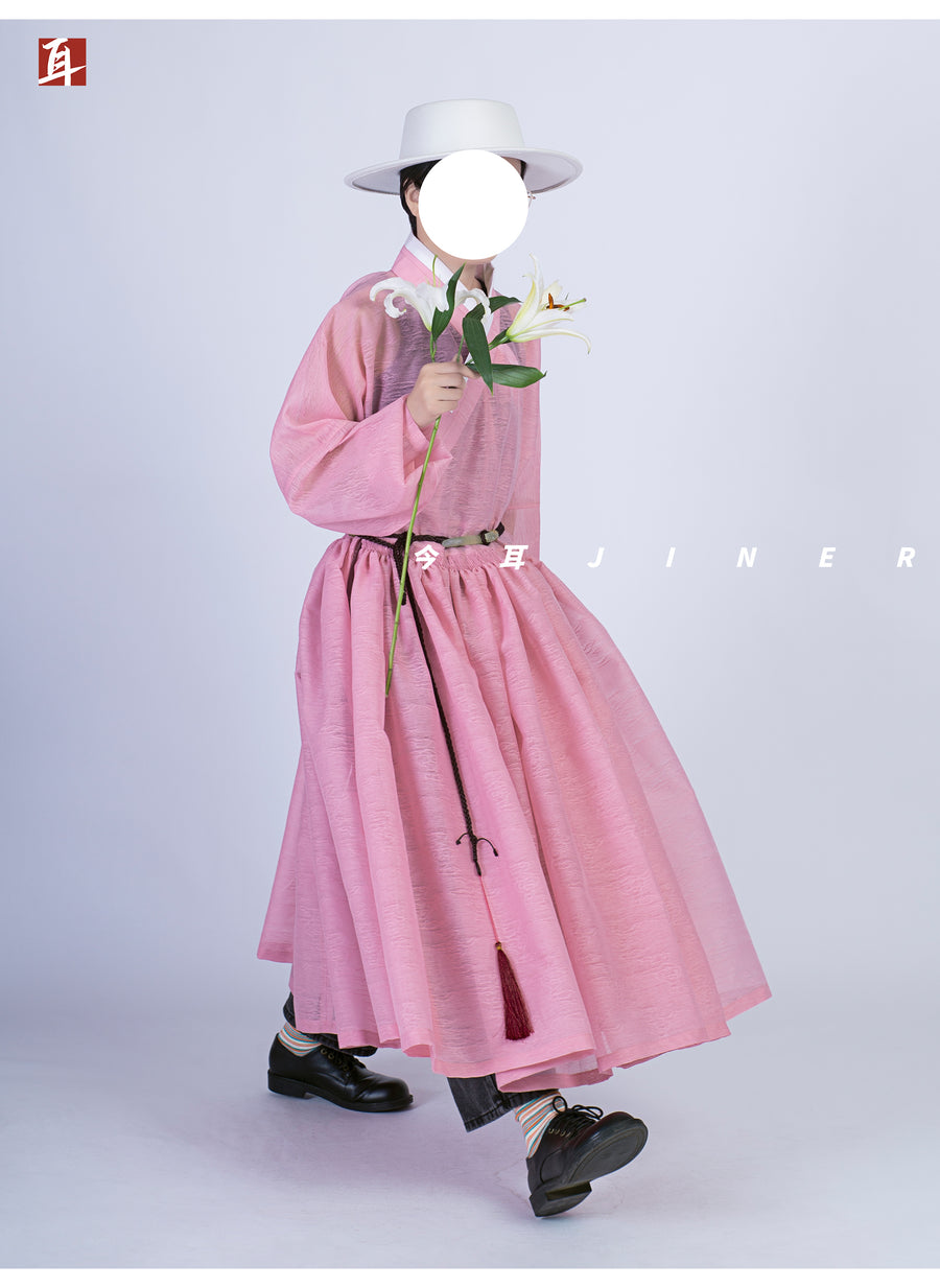 Hong Wudi 洪武帝 Emperor Hong Wu Ming Dynasty Cloud Jacquard Tieli Unisex Robe