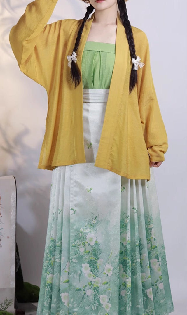 Feiji Xiu 飞机袖 Airplane Sleeve Song Dynasty Daily Cotton Top