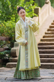 Hé Tang 荷塘 Lotus Pond Ming Dynasty Jiaoling Chang Ao Long Shirt