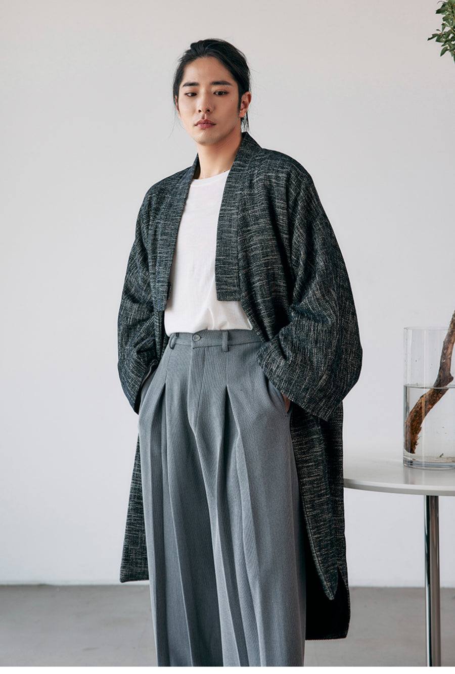 Ping Heng 平衡 Balance Modernized Han Dynasty Men's Zhiju Robe Winter Coat