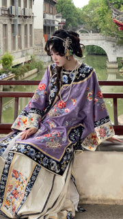 Shu Shen 淑慎 Qing Dynasty Han Woman's Heavy Embroidered Top