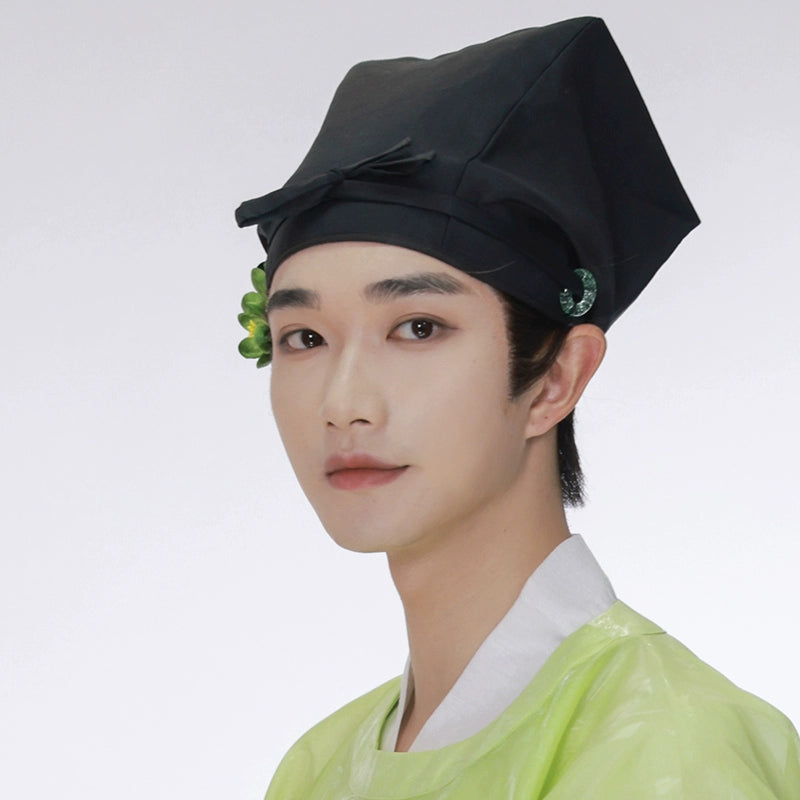 Fang Jin 方巾 Square Cap Song Dynasty Nobleman's Ramie Plant Hat