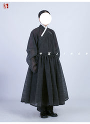 Hong Wudi 洪武帝 Emperor Hong Wu Ming Dynasty Cloud Jacquard Tieli Unisex Robe
