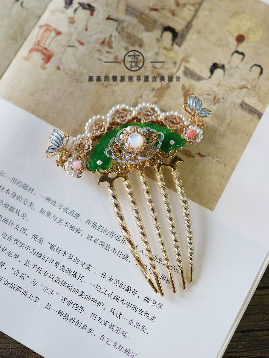 Yu Heng 玉衡 Jade Balance New Chinese Style Hairpin Comb