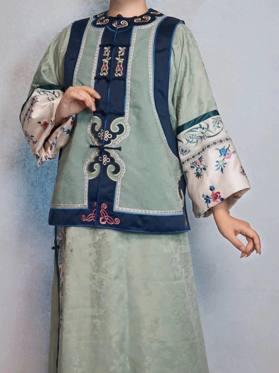 Er Chuang 二创 Second Creation Qing Dynasty Parallel Panel Majia Rider's Vest