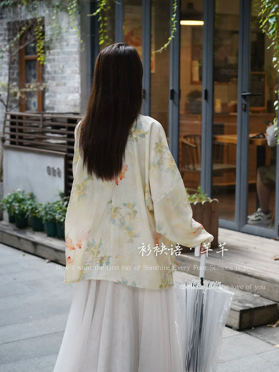 Qian Qian 芊芊 Flourishing Spring Song Dynasty Various Patterned Feijixiu Tops