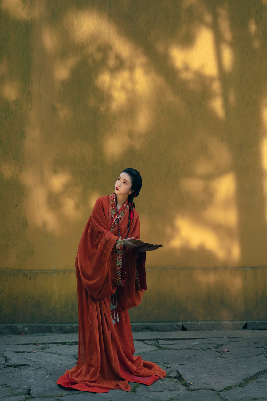 Tian Wen 天问 Asking the Heavens Modernized Warring States Zhiju Straight Hem Robe Set