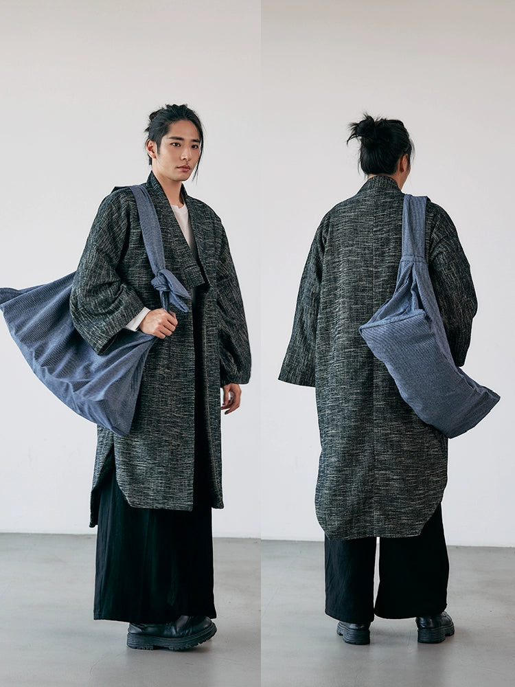 Ping Heng 平衡 Balance Modernized Han Dynasty Men's Zhiju Robe Winter Coat