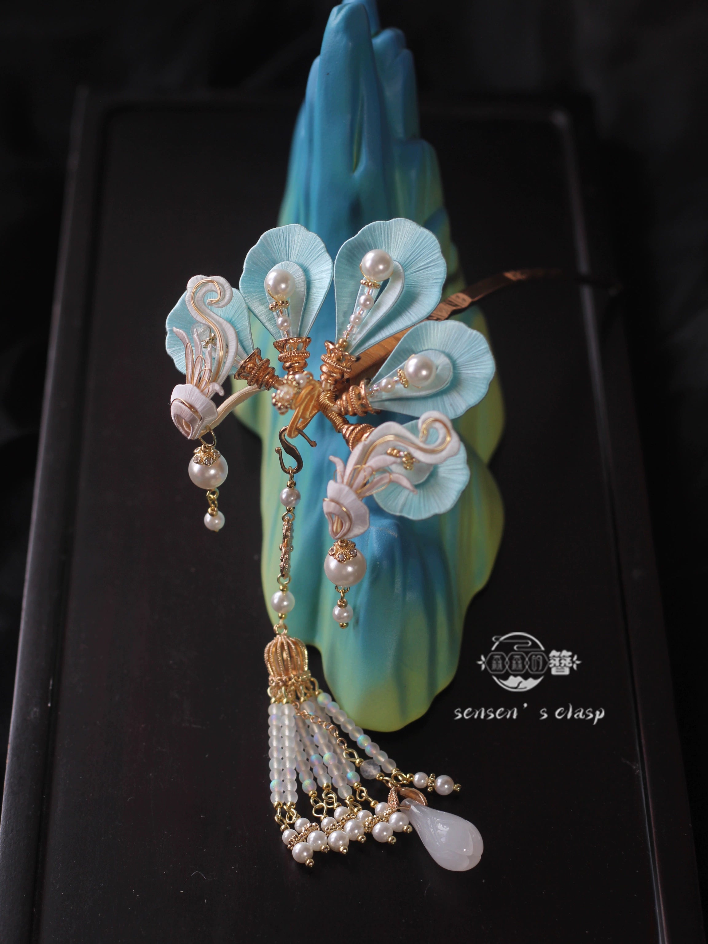 Xiao Feng 小凤 Little Phoenix New Chinese Style Pearl Tassel Hairpin
