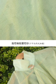 Luo Ri 落日 Setting Sun Ming Dynasty Liling Changshan Standing Collar Shirt