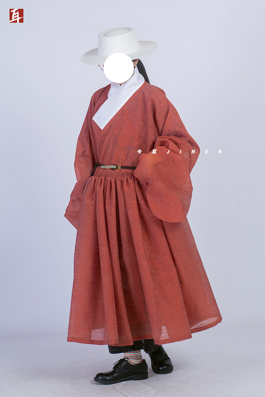 Hong Wudi 洪武帝 Emperor Hong Wu Ming Dynasty Cloud Jacquard Tieli Unisex Robe