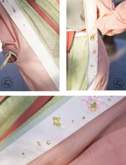 Han Dan 菡萏 Blooming Lotus Song Dynasty Plus Size Embroidered Baidiequn Ruqun Set