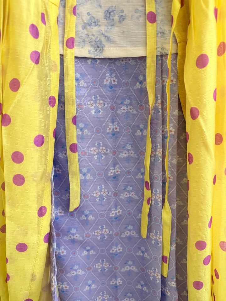 Nuan Nuan 暖暖 Cozy Modernized Ming Dynasty Floral Tieli & Baidiequn Set