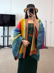 Xing Fu 幸福 Happiness Modernized Song Tang Haoxiu Raccoon Sleeve Top & Two Panel Skirt Set