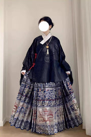 Baifu Long 百福龙 Hundred Blessings Iridescent Custom Mamian Skirt