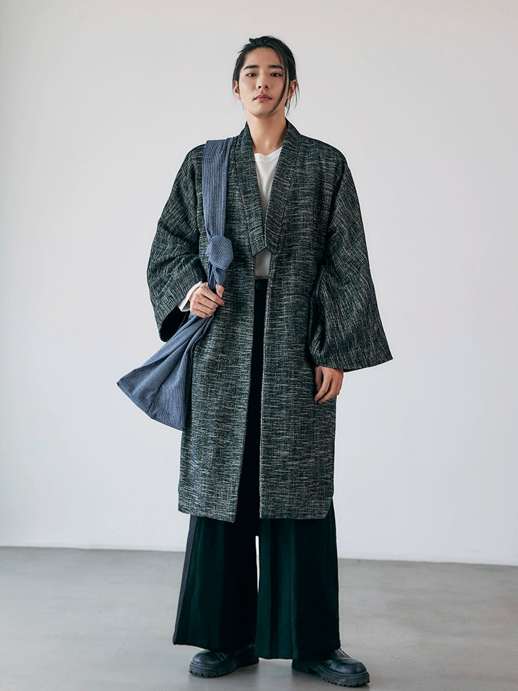 Ping Heng 平衡 Balance Modernized Han Dynasty Men's Zhiju Robe Winter Coat