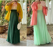 Iris 艾莉丝 36 Colors Song Dynasty Daily Chiffon Baidiequn Skirt