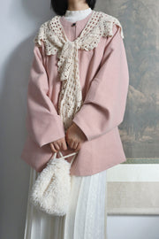 Fan Shiliu 番石榴 Guava Modernized Ming Dynasty Yuanling Ao Wool Blend Short Winter Coat