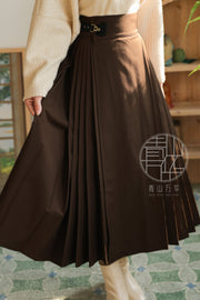 Shang Ban 上班 Work Commute Modernized Ming Dynasty Midi Mamian Skirt