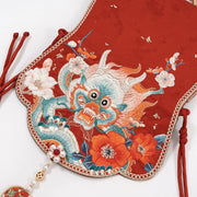 Long Nian 龙年 Year of the Dragon Embroidered Cross Body Bag