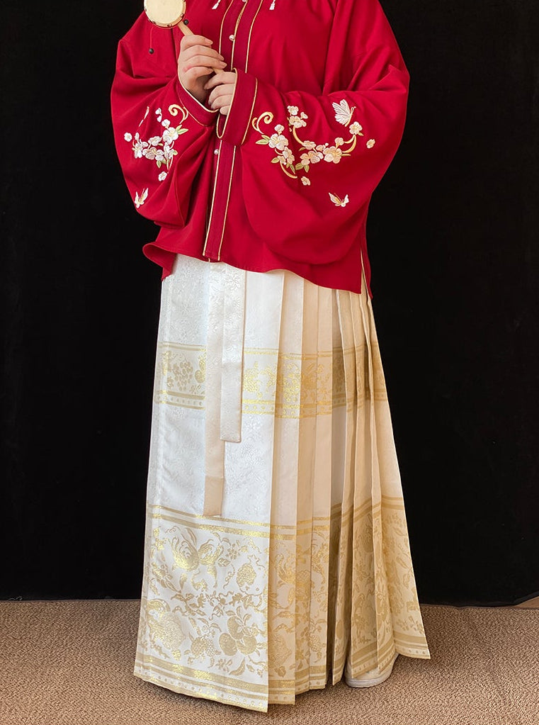 Taozi 桃子 Peach Ming Dynasty Plus Size Mamian Skirt