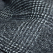 Hui Ge 灰格 Gray Grid Modernized Early Ming Sheep's Wool Tweed Coat & Cotton Denim Trousers