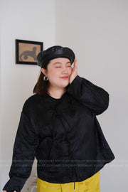 Luo Pan 罗盘 Compass New Chinese Style Plus Size Round Collar Qipao Jacket